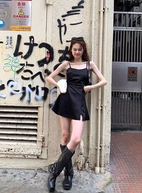 韩版小花星体双层锁骨链吊坠