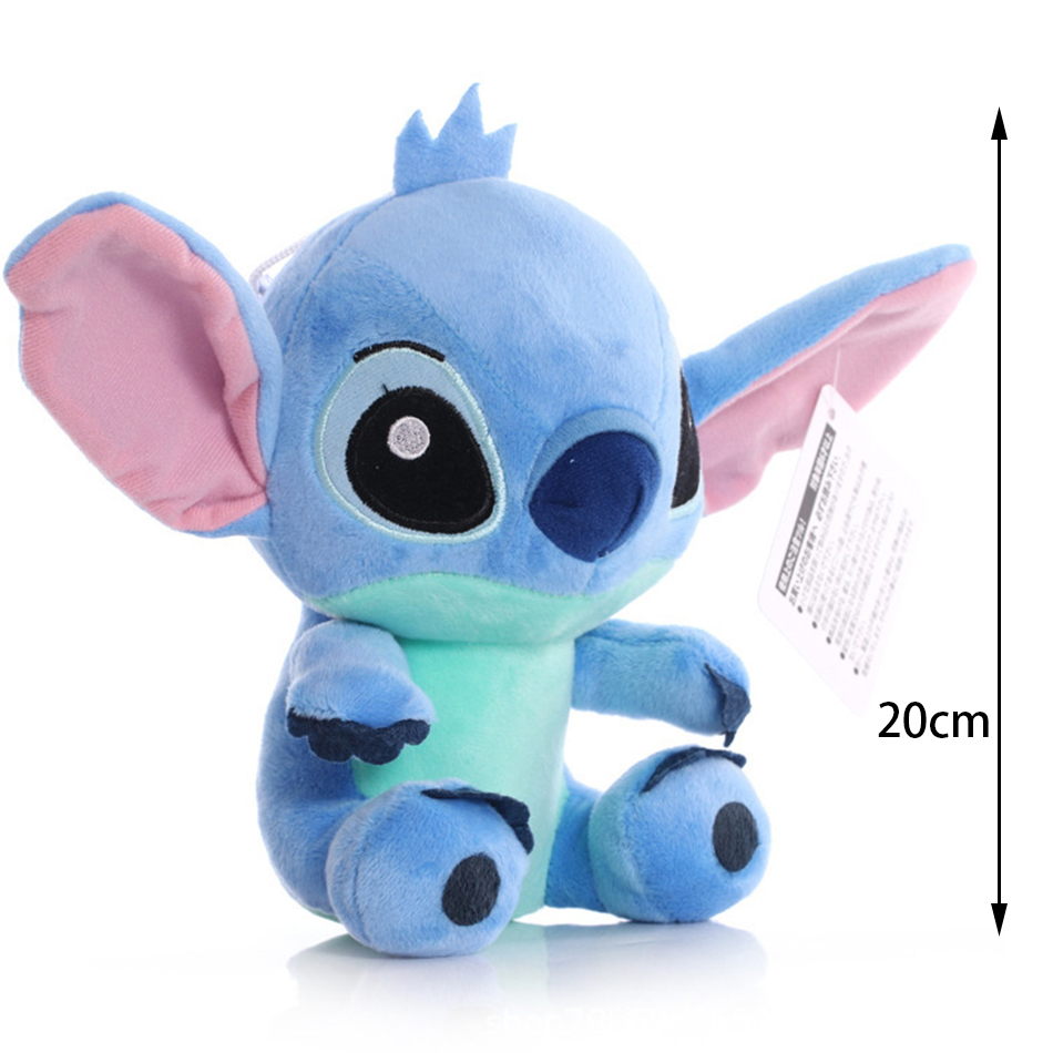 20cm  Anime Stitch Plush Stuffed Kawaii Toys TV Same Paragra - 图2