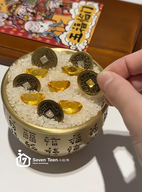 招财进宝金蝉百福缸旺财转运摆件