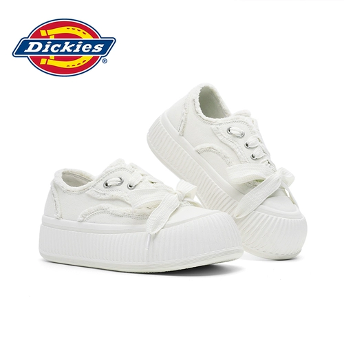 Dickies Тканевые туфли, белая обувь на платформе, кроссовки, высокая спортивная обувь, повседневная обувь
