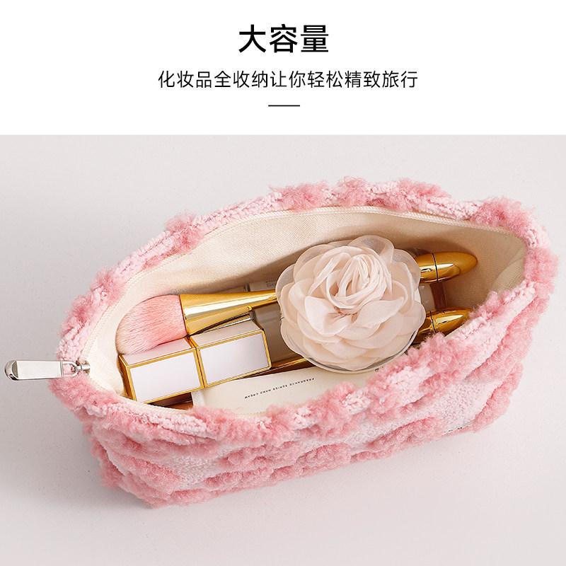 ins风高级便携补妆化妆包大容量小包收纳袋内胆包口红包卫生巾包,淘宝优惠券,粉丝福利购,淘宝优惠卷