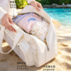 Women's large-capacity wet and dry swimming bag with shoe compartment