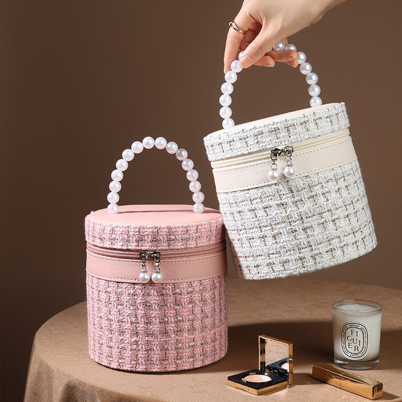 网红化妆箱大容量化妆品收纳盒手提便携柿伴手礼家用小香风化妆包,淘宝优惠券,粉丝福利购,淘宝优惠卷