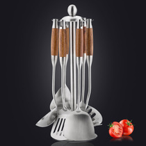 Thickened 304 Stainless Steel Pan Spade Suit Complete Kitchen Scoop Spoon Home Soup Spoon Saute Spoon Saute Scoop 2912