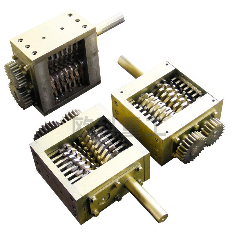 Small shredder chassis garbage metal shredder single and double shaft plastic metal shredder crushing