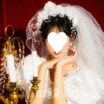 Wedding dress headwear 2022 new bridal head yarn Necklace Flowers Lace Retro Styling Wedding Hair Accessories Fairy Beauty Accessories