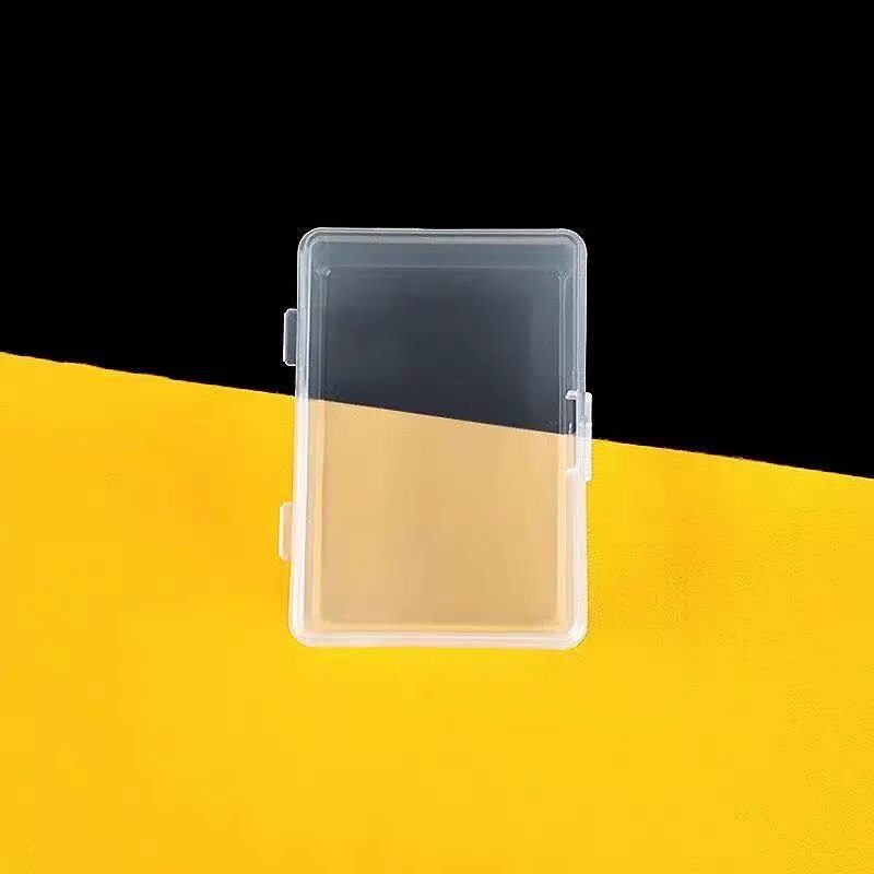 透明收纳盒卡片盒名片盒塑料长方形牙线棉签身份证桌面卡位翻盖盒,淘宝优惠券,粉丝福利购,淘宝优惠卷