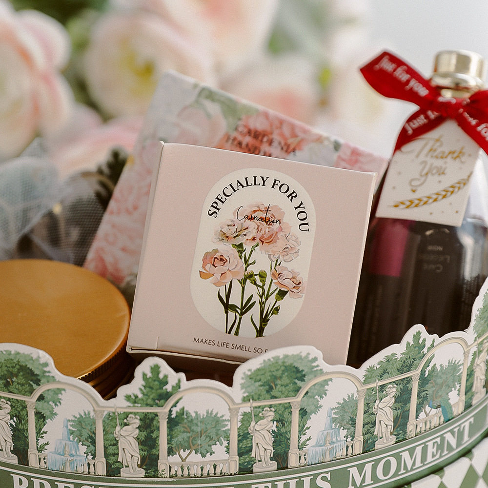 三八妇女节礼物实用礼品香薰蜡烛康乃馨香氛diy伴手礼花朵香薰蜡