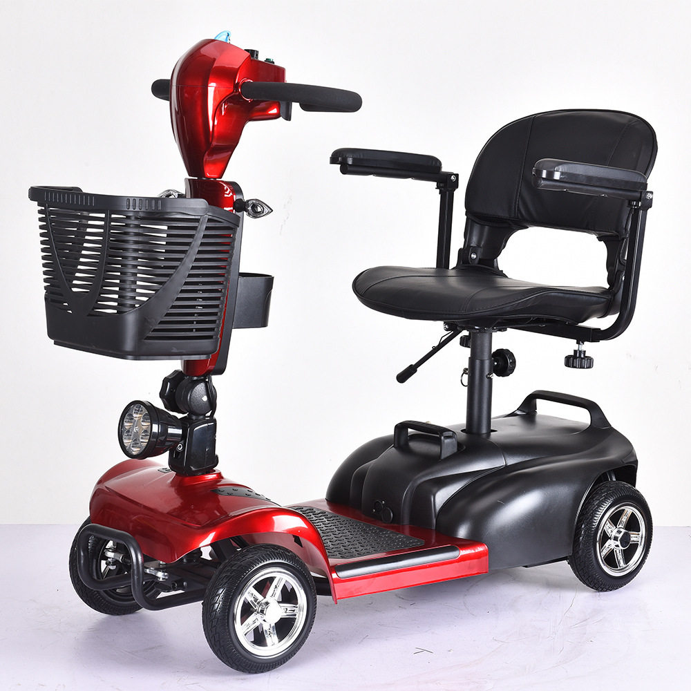 New walking four-wheeler for the elderly, easy and convenient walking for the elderly, electric four-wheeler, battery four-wheeler