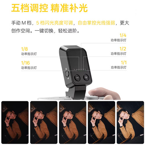 唯卓仕Z2迷你自动TTL闪光灯适用于尼康富士微单索尼机顶相机外置热靴灯mini自动挡便携专业小型Z1 Z3机顶灯 - 图2