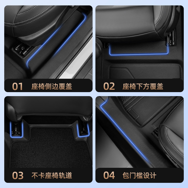 红旗HS5脚垫专用tpe包门槛脚垫24款专用红旗HS5旗享版全包围丝圈,淘宝优惠券,粉丝福利购,淘宝优惠卷