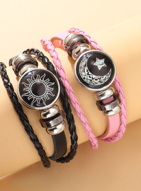 跨境热销日月恋人时光皮