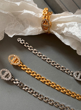 2025年新款金色满钻锆石