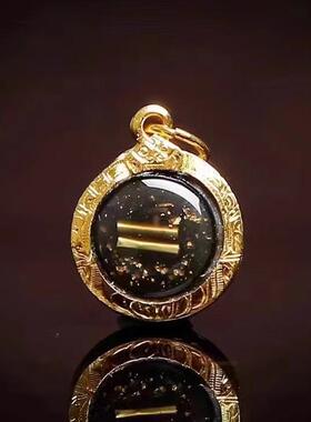 泰国佛牌特色工艺品2484古巴瓦迈鸿一期康康镀金壳吊坠正牌送链子