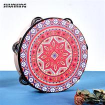 Adult dance Suzuki child Orff professional percussion instrument Handbeat drum Kindergarten teacher rattles the bell with a hand drum