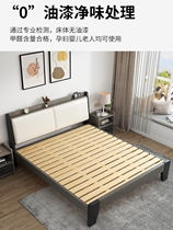 Bed soft bag minimalist Euro style 1 8 m Double beds Bedroom Single beds rental room Single beds 1 2 m