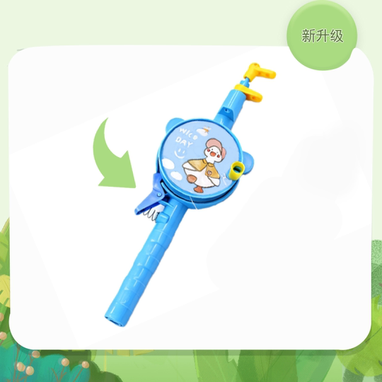 畅猎趣塑料儿童专用手持鱼竿风筝潍坊2025年新款小孩卡通微风易飞