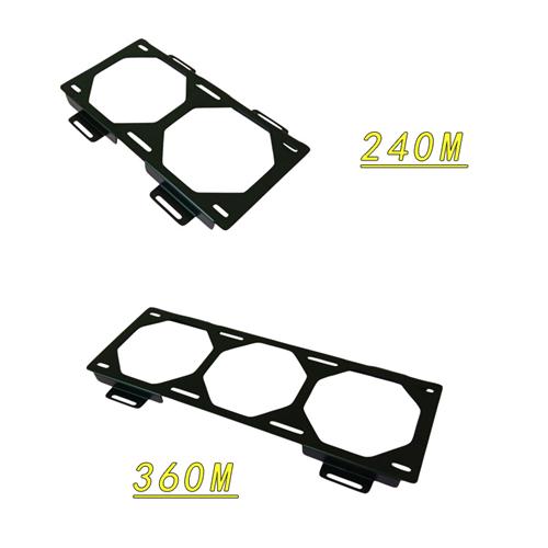 电脑12cm风扇固定支架120/240/360/480LM型水冷排散热器支架外置 - 图0
