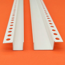 pvc five gold accessories Unilateral Few-shaped strips of technical groove separating strips of plasterboard ceiling with a few words of card slot)