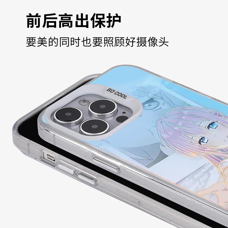 式守同学二次元周边磁吸手机壳适用iPhone16新款苹果15promax磨砂小米15/14Pro软壳荣耀magic7/6男款红米K70 - 图1