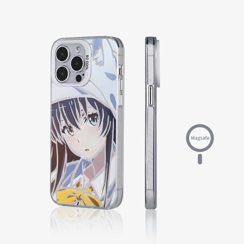 雪之下雪乃二次元周边磁吸手机壳适用iPhone16新款苹果15promax磨砂小米15/14小众不撞款手机壳mate70pro动漫 - 图0