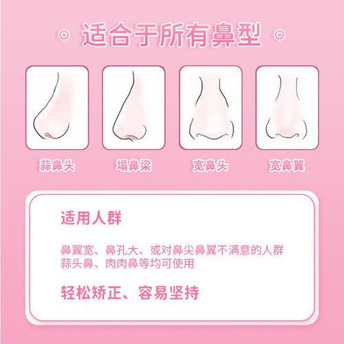 16D随心塑翘鼻贴记忆鼻翼贴360度支撑可调节裁剪龙骨鼻翼塑形小贴 - 图2
