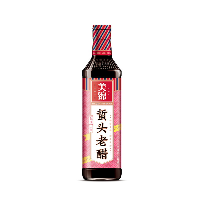 美锦蜇头老醋酸甜口味山西风味醋凉拌海蜇食醋海鲜蘸醋500ml