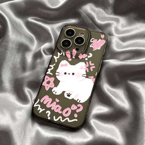 小狗情侣适用苹果17promax手机壳iphone16小米15猫咪vivo华为mate70pro/p80/nova14荣耀400红米k50一加iqoo15 - 图2