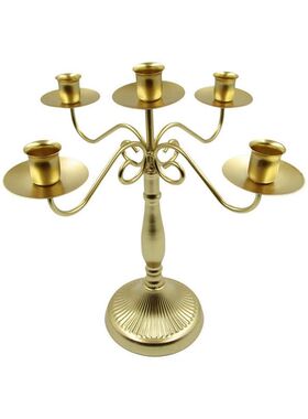 新品古典欧式盒装Candlelight家用复古浪漫多头礼品烛台摆件