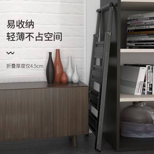 MISYOGO家用梯子室内多功能折叠梯铝合金人字梯伸缩楼梯五步爬梯 - 图0