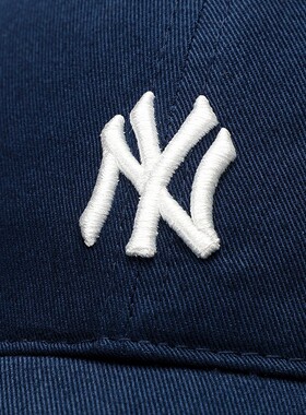 MLB官方正品棒球帽藏青色鸭舌帽男女帽子秋季新款运动帽3ACP7701N