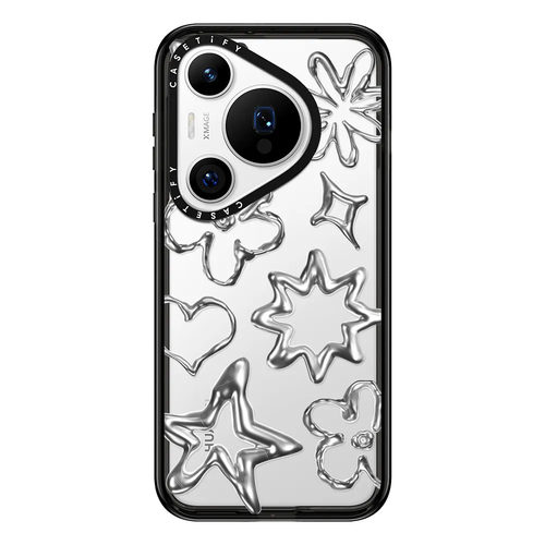CASETiFY香港时尚潮牌透明黑色适用华为Pura P70 Pro手机壳Ultra/p70 pro+个性创意高端全包强韧防摔款保护套 - 图3