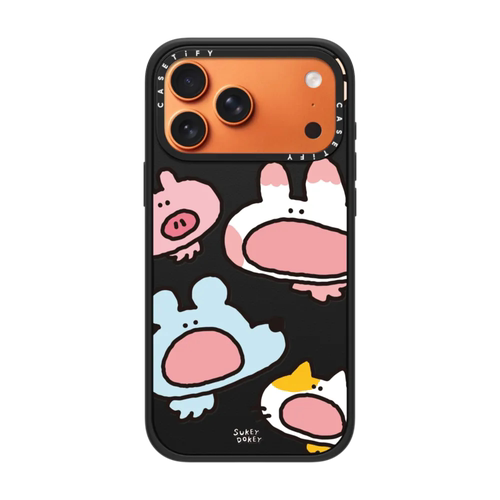 现货CASETiFY可爱呆萌Sukeydokey趣味贴纸涂鸦适用苹果iPhone17 pro max磁吸手机壳16/15/14治愈plus保护套13 - 图1