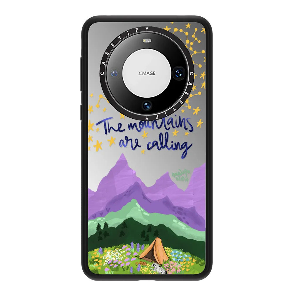 现货CASETiFY群山在呼唤适用于华为Pocket 2/mate60 pro手机壳pro+个性潮牌小众轻奢艺术家ins风防摔保护套