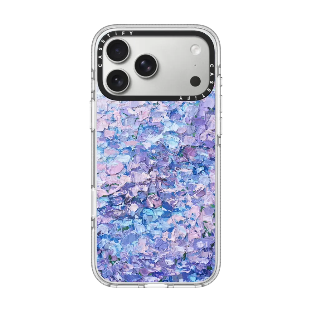 现货CASETiFY夏日渐变蓝紫绣球花适用苹果iPhone17 pro max磁吸手机壳16/15/14小众艺术油画风13高端保护套12,淘宝优惠券,粉丝福利购,淘宝优惠卷