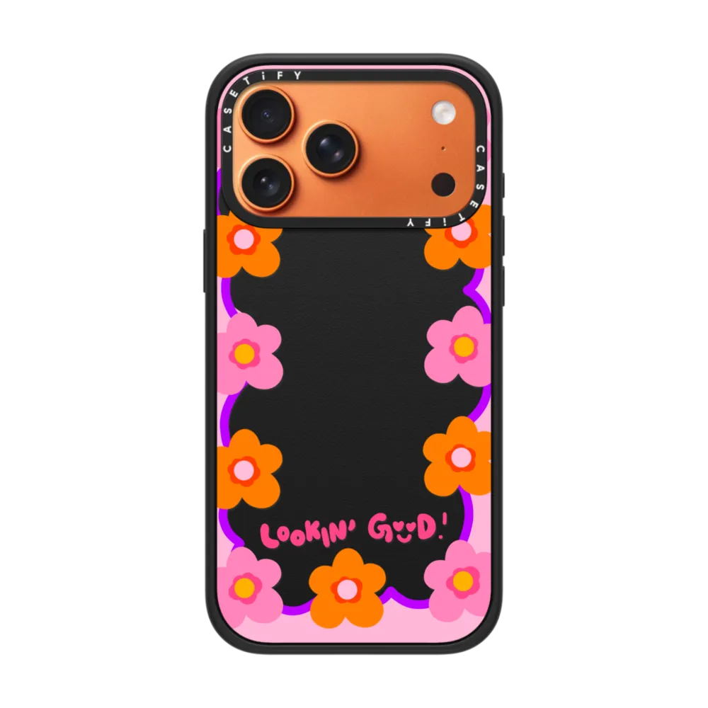 现货CASETiFY看起来很美适用于苹果iPhone17 Pro Max手机壳16/15/14磁吸镜面时尚潮牌花朵13透明防摔保护套12