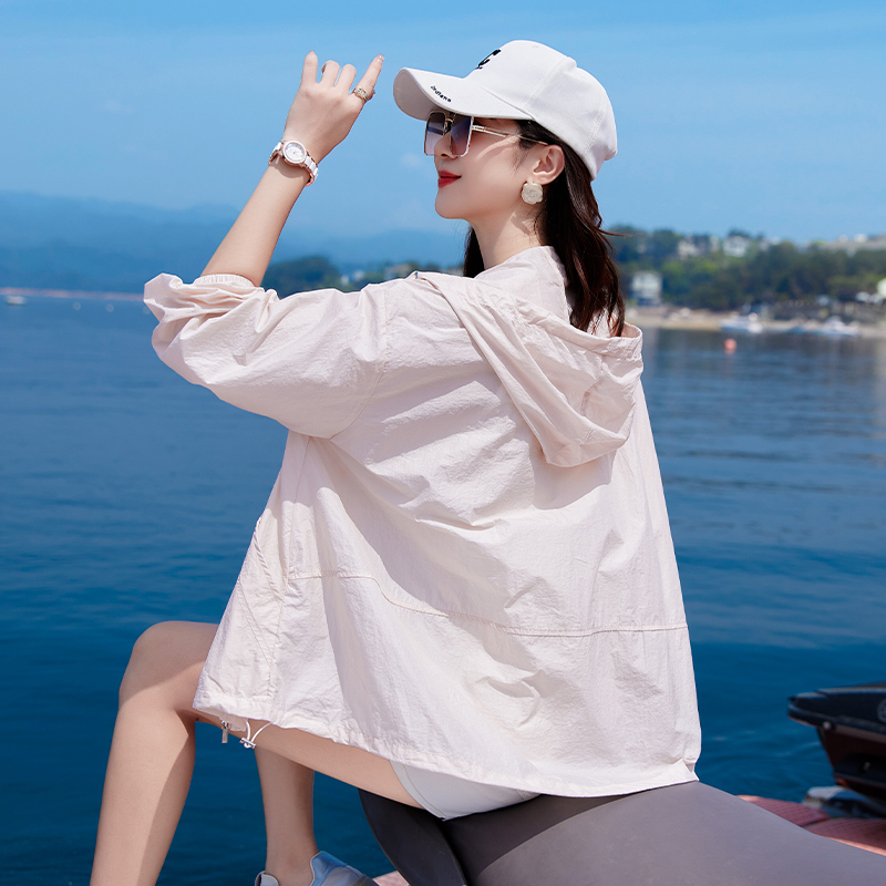 夏季防晒衣女薄款轻奢高级感2025新款女款轻薄外套休闲女士防晒服