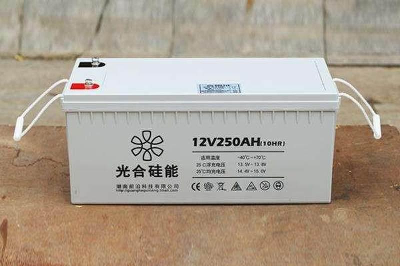 光合硅能太阳能蓄电池12v250ah储电池220v电瓶路灯ups大容量家用 - 图0