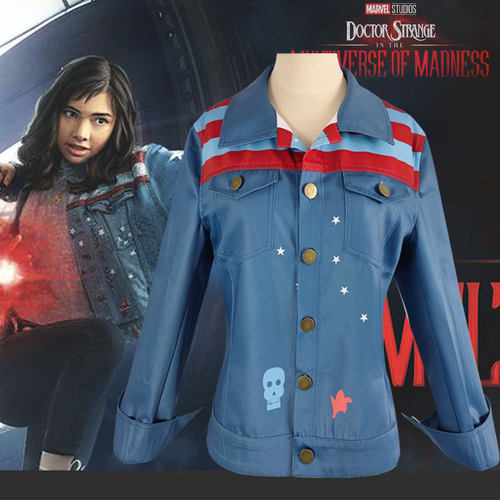 漫威奇异博士2美国小姐外套cos服 万圣节cosplay服装批发供应现货 - 图0