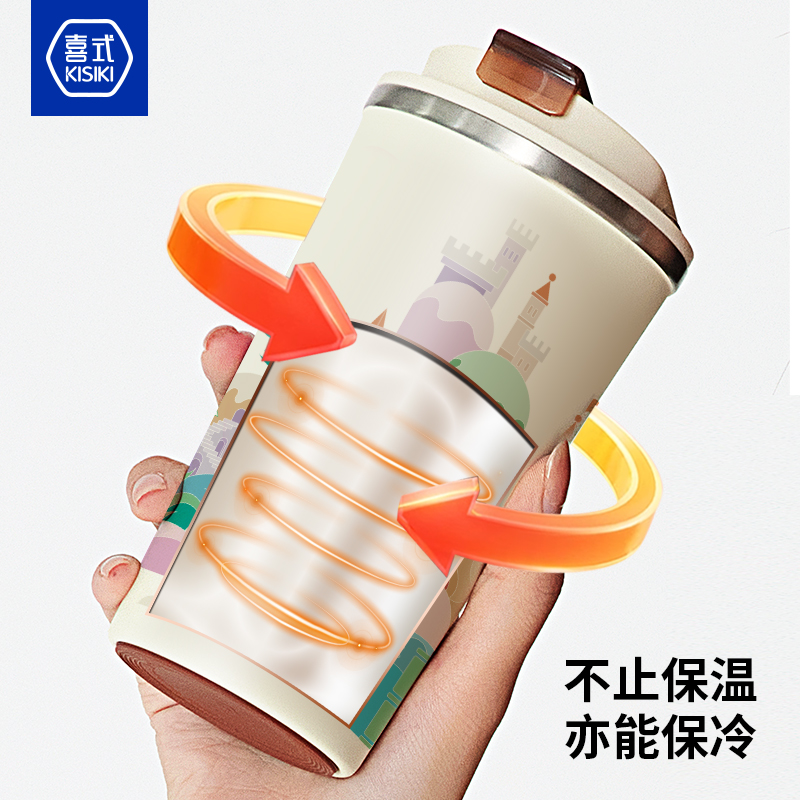 喜式咖啡杯便携随行杯陶瓷内胆保温杯礼品杯文创系列【IP联名款】