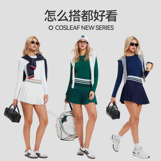 Спортивная теннисная одежда Corif, женская зимняя одежда для утреннего бега, повседневная тренировочная одежда с длинными рукавами, тонкий топ для бадминтона