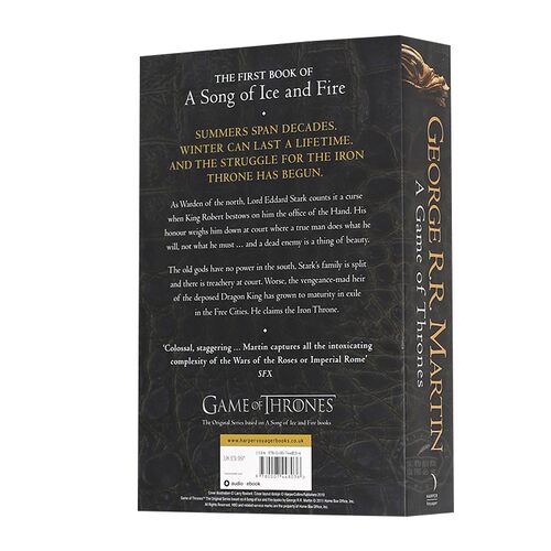 现货 英文原版 权力的游戏 冰与火之歌1 A Game of Thrones: Book 1 of a Song of Ice and Fire 9780007448036 - 图0
