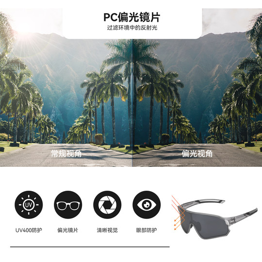 Rock Brothers Polarized Cycling Glasses