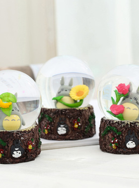 65#闪光小猫水晶球创意生日礼物