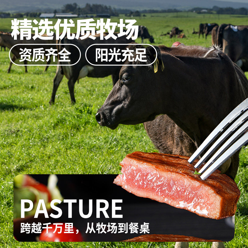 西肴纪家用原肉整切菲力牛排儿童黑椒牛扒新鲜牛肉套餐官方旗舰店