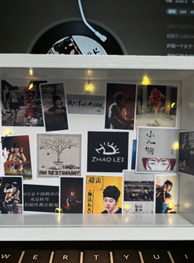 立体相框中空7cm赵雷相框摆件赵雷周边生日礼物贴纸手工展示盒