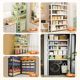 Kitchen storage rack multi-layer storage rack household carbon steel