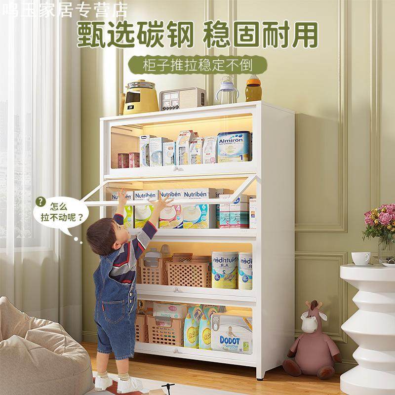钢制书柜带门儿童书架落地家用客厅防尘收纳柜展示柜储物柜置物架,淘宝优惠券,粉丝福利购,淘宝优惠卷