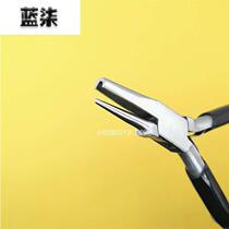 Steel Wire Long Needle Road Subrotation Flying Spin Bright Sheet Roll Needle Circle Half Groove Semicircular Mouth Roll Needle Pliers Hand