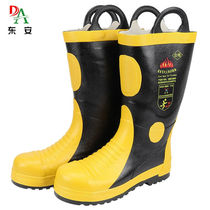 Dongan 02 Fire Boots Firefighters Combat Boots 02 Style Protective Boots Rain Boots Rain Shoes Fire Escape Boots Fire Protection Glue